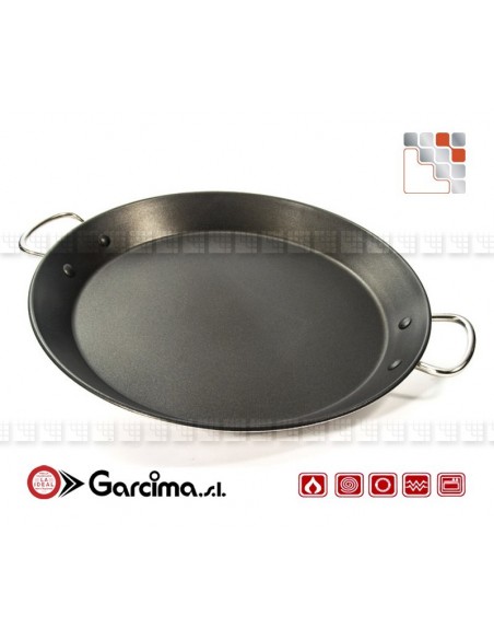 Stainless Steel Paella Dish Xylan Guison G05-741 GUISON Garcima Stainless Steel Paella Dish Non-stick HQ Garcima