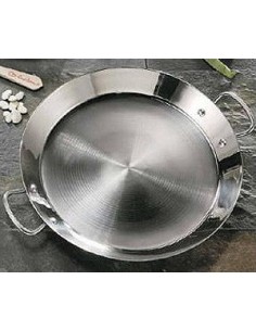 Stainless Steel Paella Dish All Fires Guison G05-740 GUISON Garcima Stainless steel Paella Pans Antiadhésive HQ Garcima
