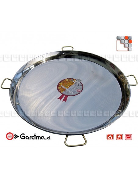 Paella dish D90 Stainless steel 18 8 Garcima G05-70090 GARCIMA® LaIdeal Paella dish Stainless steel Non-stick HQ Garcima