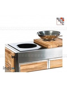 Wok 400 by Undue+ I24-132050000 INDU+® nv/sa Summer kitchen INDU+