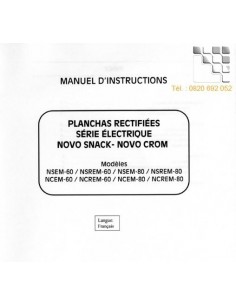 NOVO-SNACK NOVO-CROM Instructions Manual M99-NNSEMNCEM MAINHO® Instruction Manual Guides