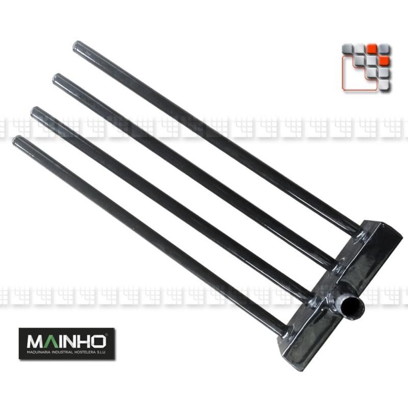 Parrilla de acero inoxidable Rampa de gas PBI Mainho M36-124 MAINHO SAV - Accessoires Piezas de repuesto mainho