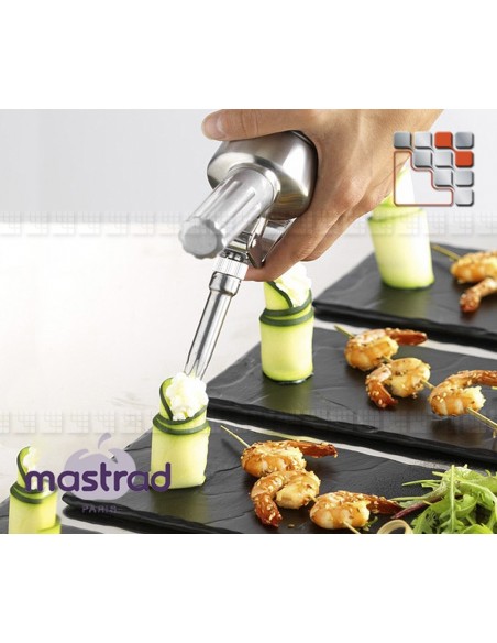 Siphon Pro 1L + 10 Cartouches MASTRAD M12-SI1L Mastrad® Ustensiles de Cuisine