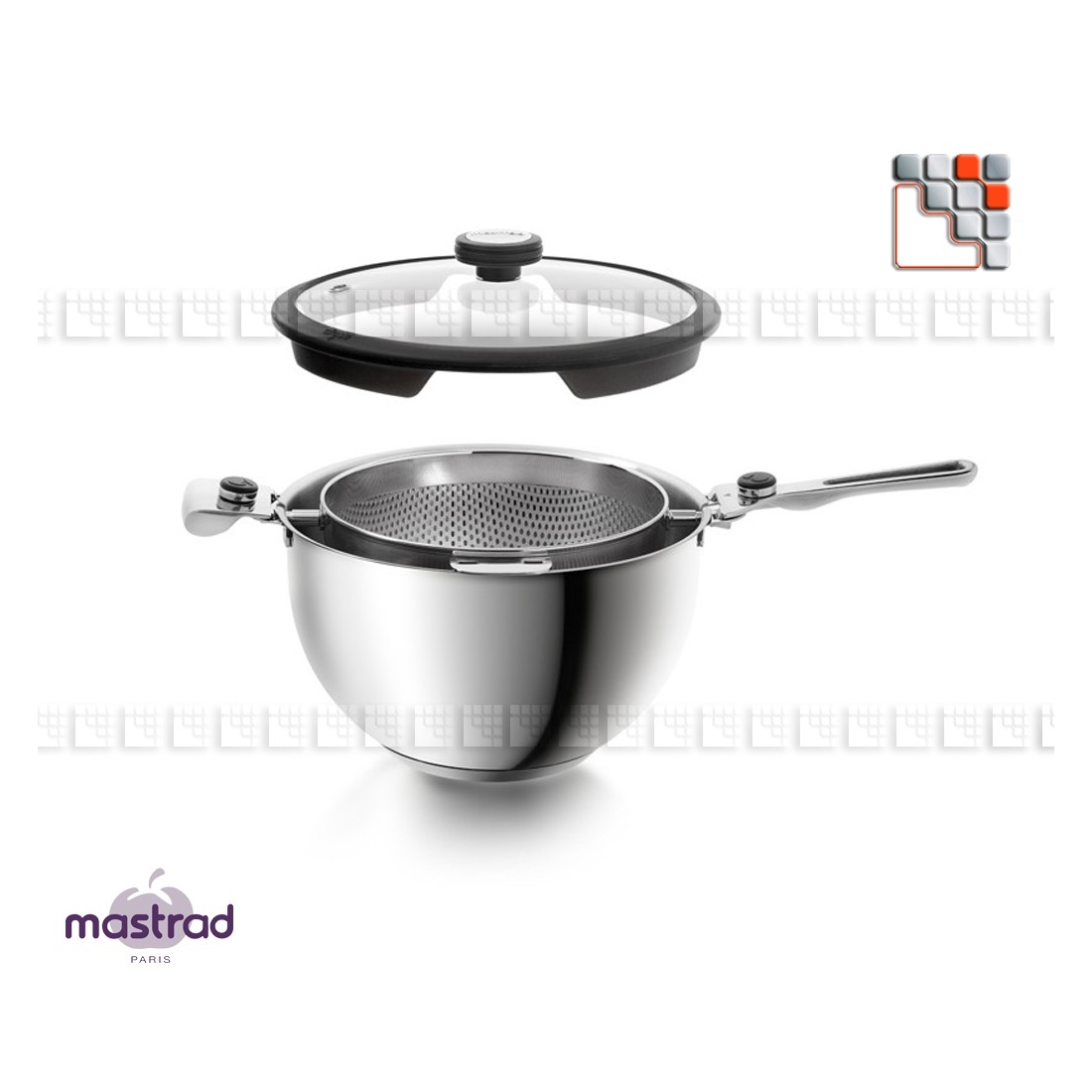 Saucepan & Colander Combo 24 cm - Balancia by MASTRAD M12-F61900 Mastrad®