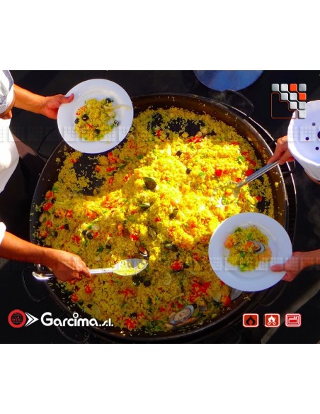 Giant Paella Dish D130 Garcima G05-10016 GARCIMA® LaIdeal Polished Paella Dish PataNegra Garcima