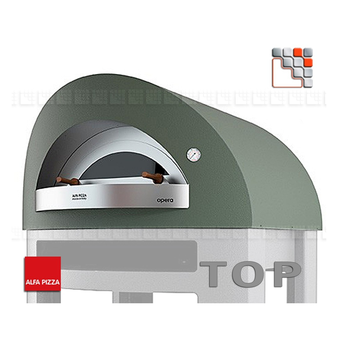 Pizza oven OPERA Gas 8 Alfa Forni A32-FOROPETP-LPG ALFA FORNI® Mobile ovens ALFA FORNI
