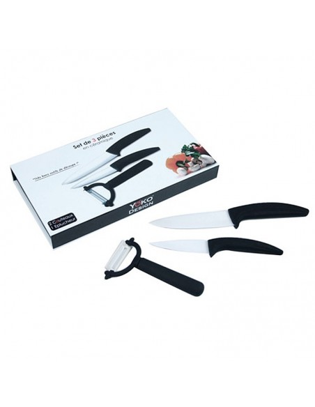 Ceramic Office Knife Set A LA PL A NC HA A17-ORK01 A la Plancha® Knives & Cutting