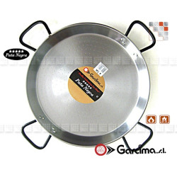 Paella dish D90 Polished PataNegra Garcima G05-85090 GARCIMA® LaIdeal Paella dish Polished PataNegra Garcima