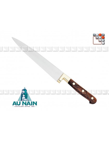 Couteau Cuisine Prince Gastronome Palissandre AUNAIN A38-1800 AU NAIN® Coutellerie Couteaux & Découpe