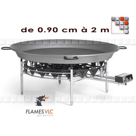 Quemador industrial O-900 60kw Llamas VLC F08-O900 FLAMES VLC® Quemador de gas de llamas VLC