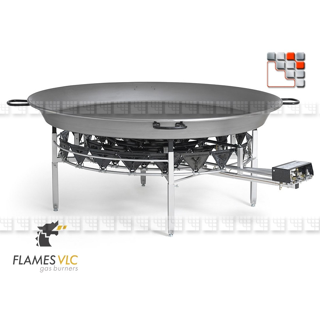 Bruleur Industriel O-1200 98 Kw Flames VLC F08-O1200 FLAMES VLC® Bruleur Gaz Flames VLC