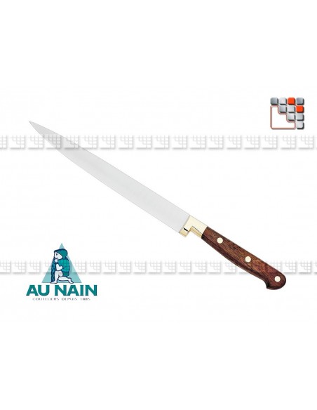 Couteau Tranchelard Palissandre 23 AUNAIN A38-1800801 AU NAIN® Coutellerie Couteaux & Découpe