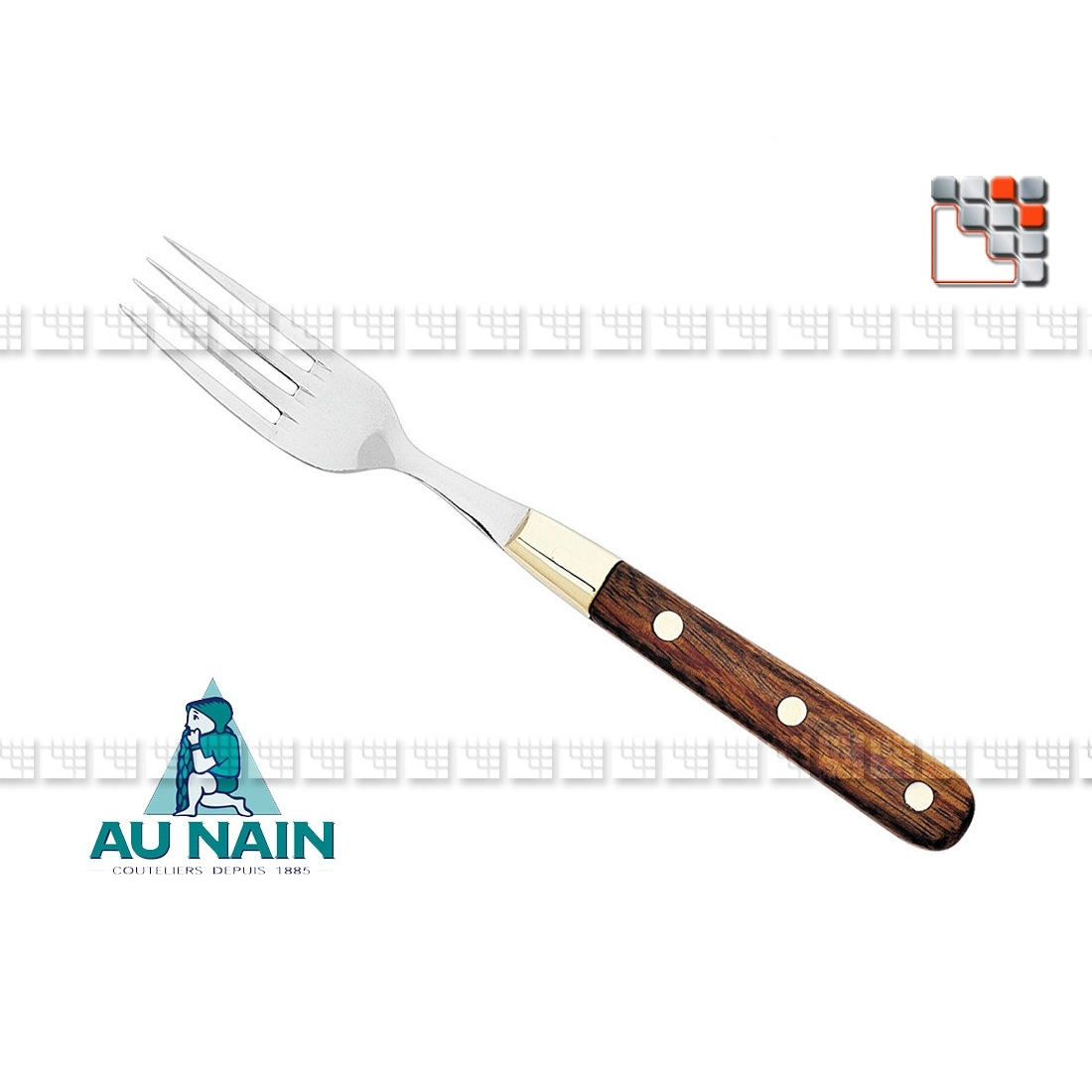 Prince Gastronome fork AUNAIN A38-1801701 AU NAIN® Coutellerie Cutlery Tableware