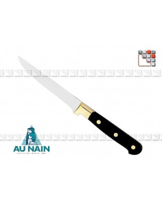 Black steak knife AUNAIN A38-1830301 AU NAIN® Coutellerie & Cutting