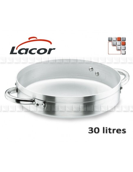 Aluminum Deep Dish LACOR L10-206 LACOR® Poeles, Sartenes, Cazuelas y Tapas Garcima