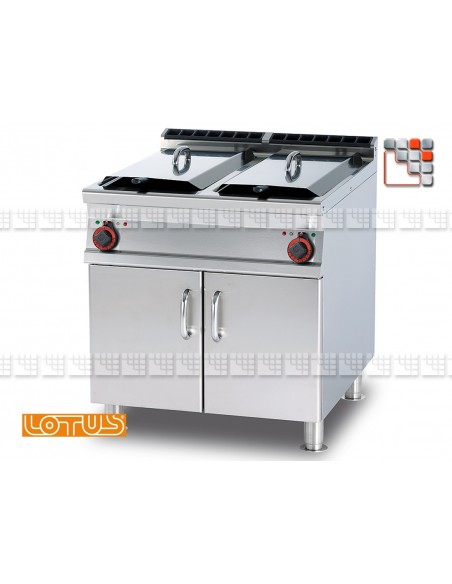 Fryer 90 400V IperLotus LOTUS L23-F2/2598ET LOTUS® Food Catering Equipment Fryer Wok Steam Oven