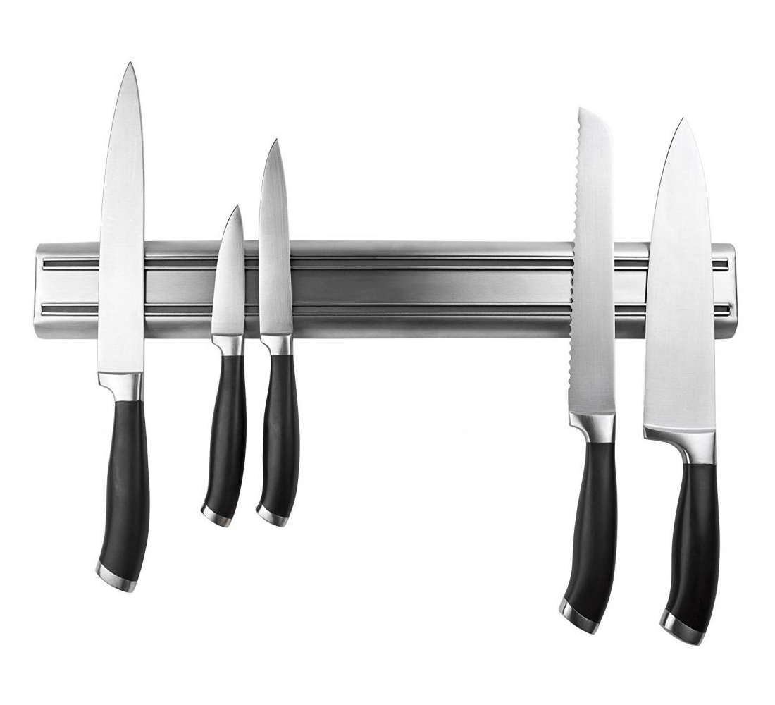 Barre aimantée pvc 50cm - Rangement couteaux cuisine - Essor