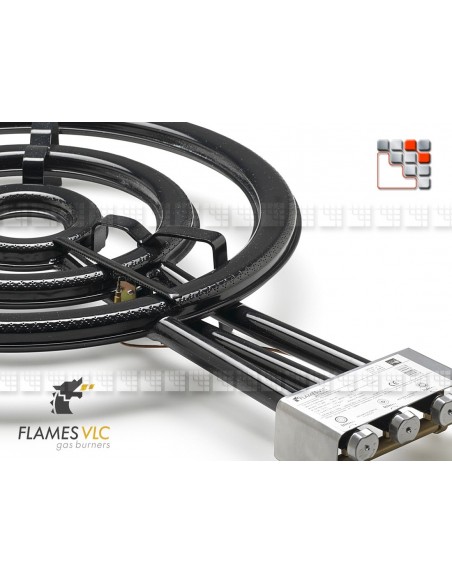 Gas Burner TT-600BFR VLC F08-TT600 FL AMES VLC® Gas Burner Flames VLC