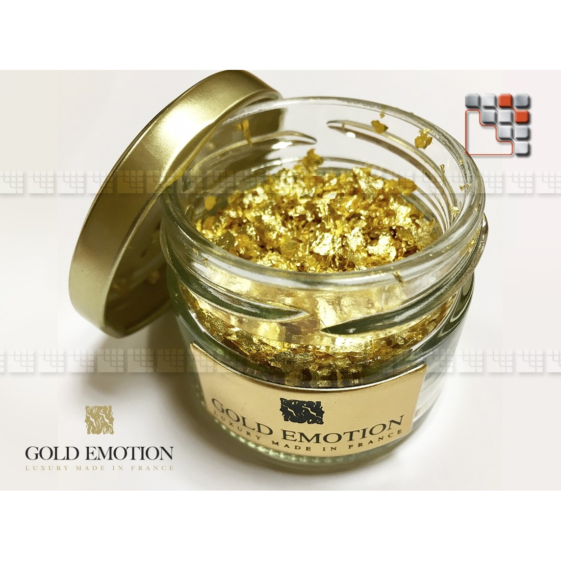 Edible Gold Refill for electric grinder G03-ORR GoldEmotion Tableware