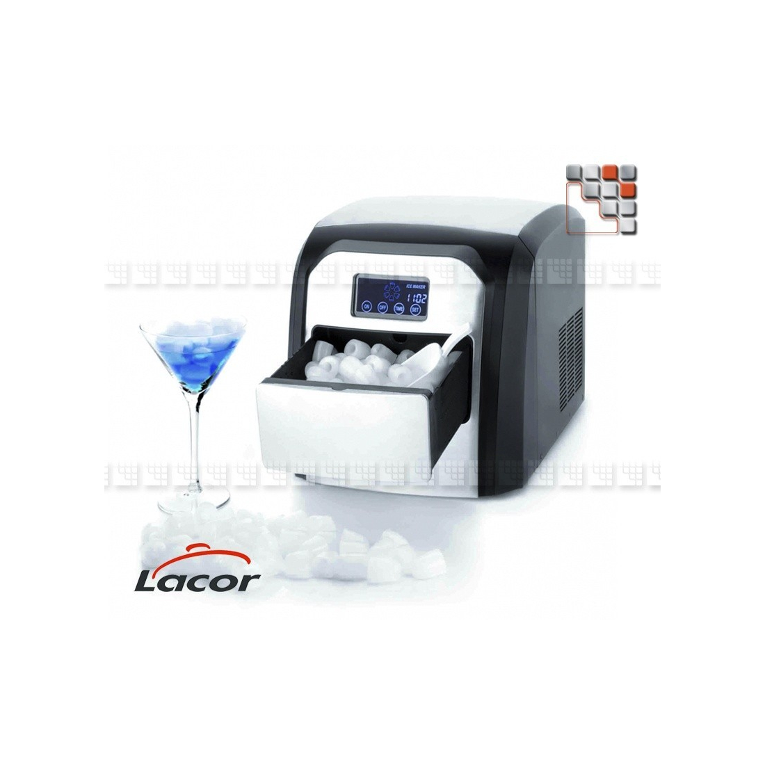 Machine a Glacons 150W L10-6931 LACOR® Snack-Bar Presse-Fruits Petits Matériels