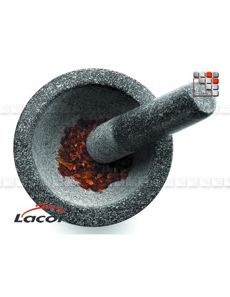Mortier et Pilon Granit 16 cm - LACOR L10-60516 LACOR® Ustensiles de Cuisine