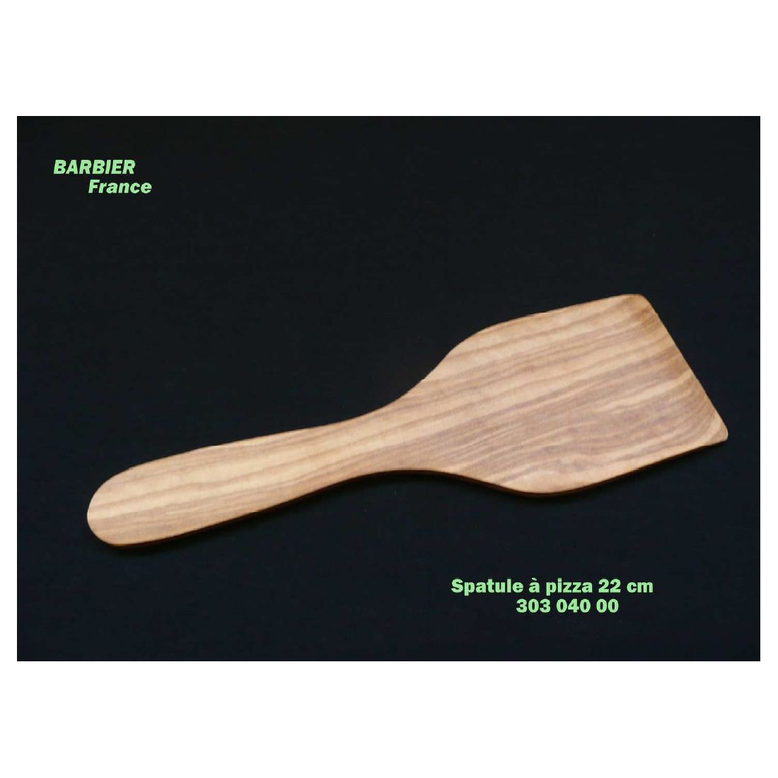 Pizza spatula L22 in olive wood LB B18-303040 LAURENT BARBIER France Utensils Special Pizza