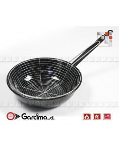 Fryer Emaillee with Garcima handle G05-2092 GARCIMA® LaIdeal Sartens, Cazuelas y Tapas Garcima