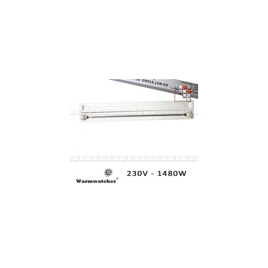 Lampe Carbone de Chauffage Warmwatcher W09-LR01475CF Warmwatcher® Chauffage de Terrasse