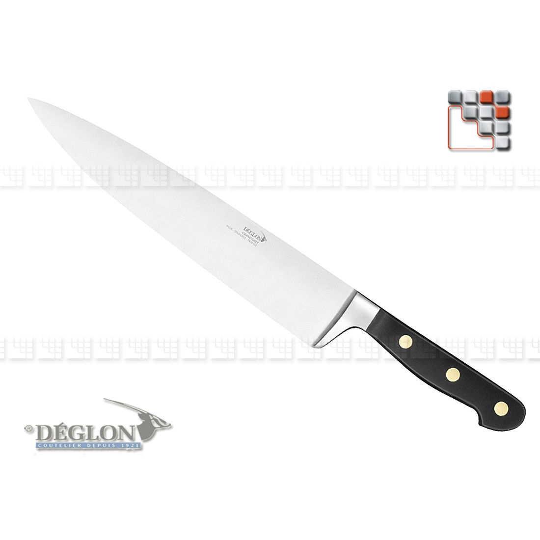 Kitchen Knife Grand Chef 25 DEGLON D15-N6008025 DEGLON® Knives & Cutting
