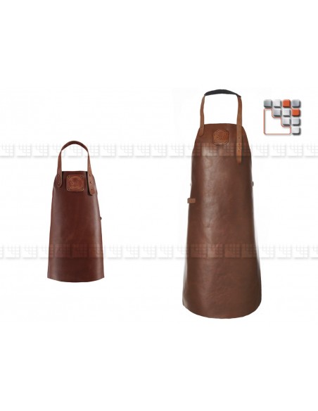 Leather Apron Regular Cognac MAINHO W47-L06 WITLOFT® Textiles and Leather