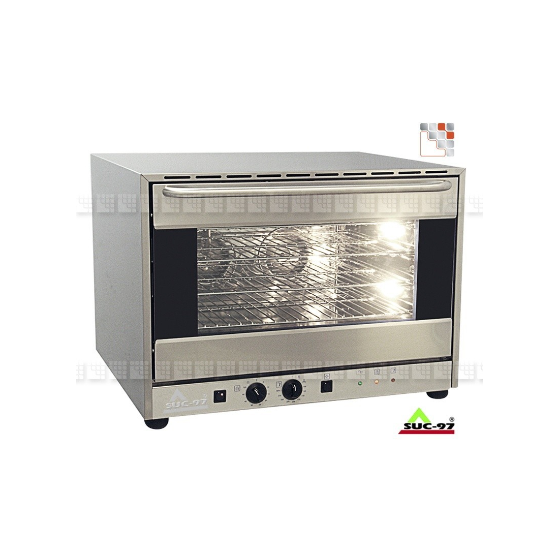 HRN-3HG Steam Oven 400V MAINHO EXPO M04-HRN3HEXPO MAINHO® Wok Fryer Steam Oven