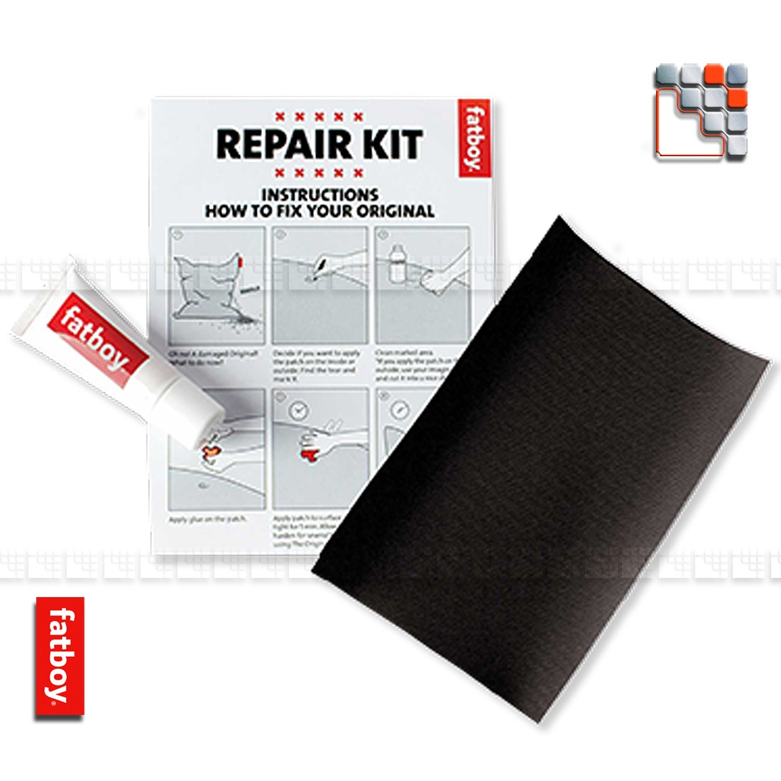 Fatboy® Nylon Repair Kit F49-102145 FATBOY THE ORIGINAL® Maintenance - Spare Parts