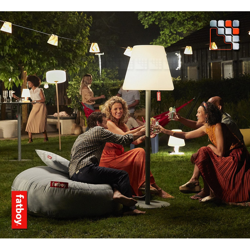 Lampadaire Fatboy Edison The Giant 182cm - LED Dimmable 12W - Intérieur/Extérieur Anthracite