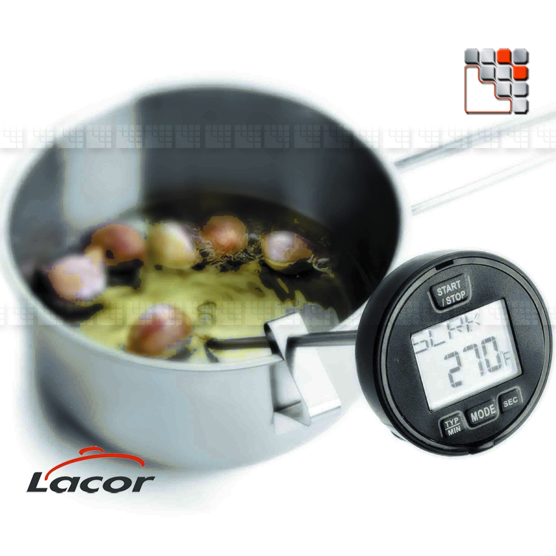 Multifunction thermometer with alarm Lacor L10-62489 LACOR® Utensils Special Pizza