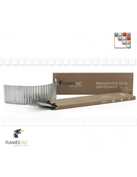 Paravent Universel pour Bruleur Paella G05-3U70 4U80 FLAMES VLC® Bruleur Gaz Flames VLC
