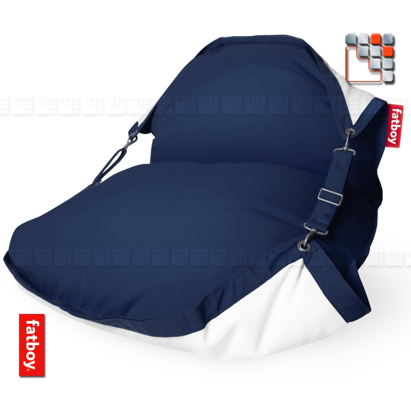 Matelas flottant Floatzac Dark Blue Sangles Fatboy® F49-10343 FATBOY THE ORIGINAL® Mobilier pour Salon d'Exterieur