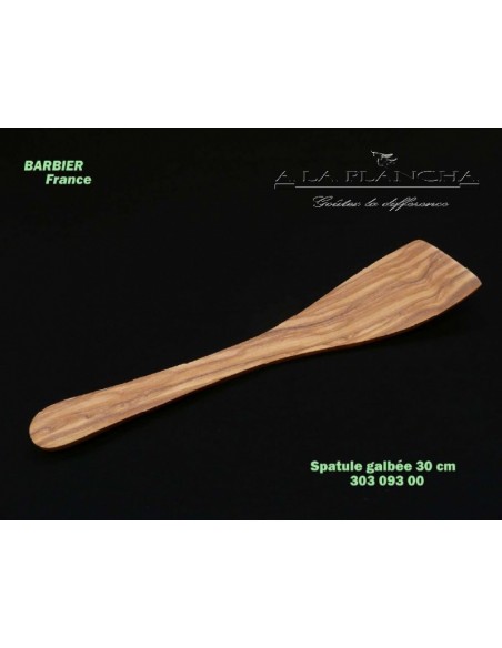 Spatule Galbee L30 en bois d'olivier LB B18-303093 LAURENT BARBIER France Art de la table