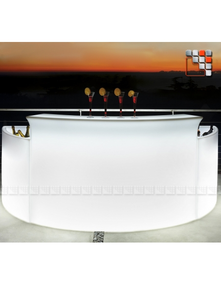 Bar Lumineux Nemo - Element Rond V50-82729  Mobilier pour Salon d'Exterieur