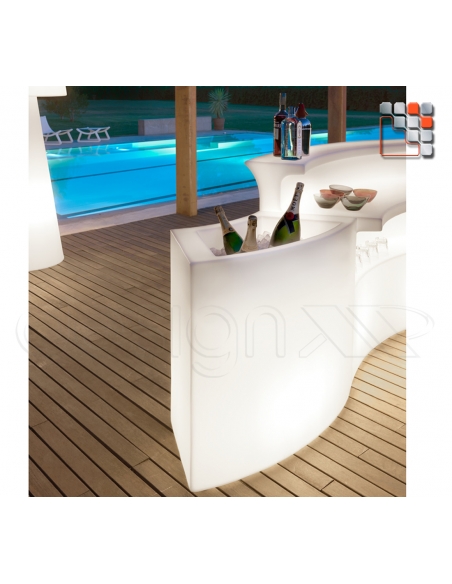 Nemo Luminous Ice Bar V50-82497  Shade Sail - Outdoor Furnitures