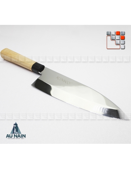 Couteau Chef japonais Deba KINKO (Gaucher ou droitier) A38-1290204 AU NAIN® Coutellerie Couteaux & Découpe