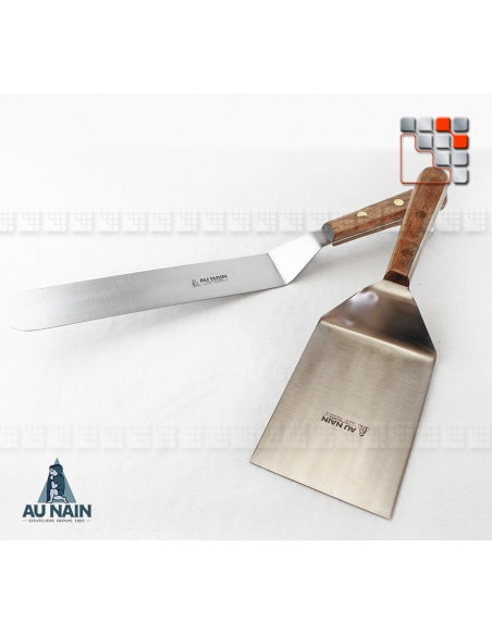 Flexible Elbow Spatula Rosewood 16 AUNAIN A38-1360301 AU NAIN® Coutellerie Special Kitchen Plancha