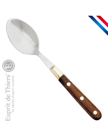 Rosewood Soup Spoon Prince Gastronome AUNAIN A38-1801801 AU NAIN® Coutellerie Cutlery Tableware