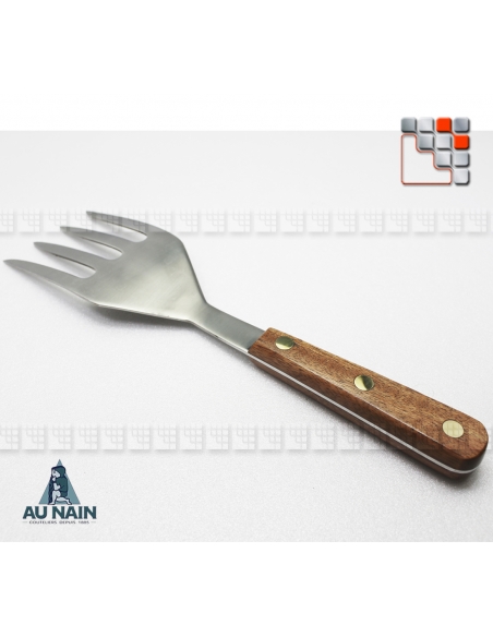 Fork 4 curved teeth Rosewood 28 AUNAIN A38-1320801 AU NAIN® Coutellerie