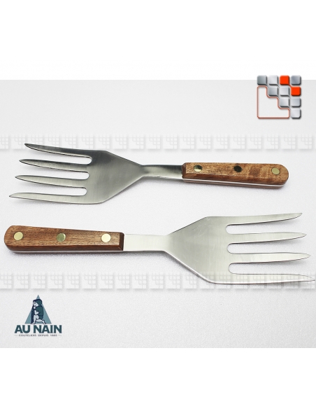 Fork 4 curved teeth Rosewood 28 AUNAIN A38-1320801 AU NAIN® Coutellerie