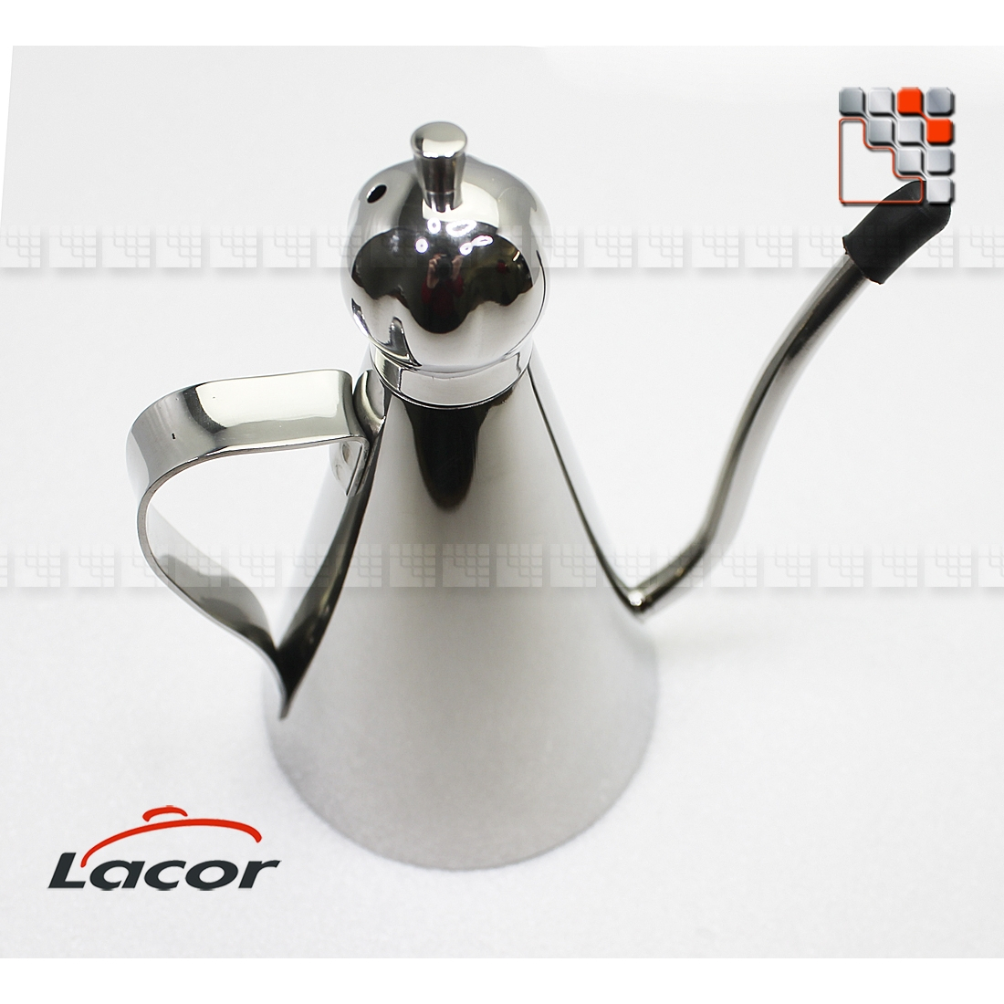 couvercle hermétique et manche ergonomique 250 ml Lacor 69398 69398 Mousseur à lait 3 en 1 avec récipient en verre blanc base en acier inoxydable 