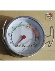 Plancha Thermometer 50-400°C Mainho M36-ST003 Carrement Plancha® MONOLITH Kamado Braziers Barbecue