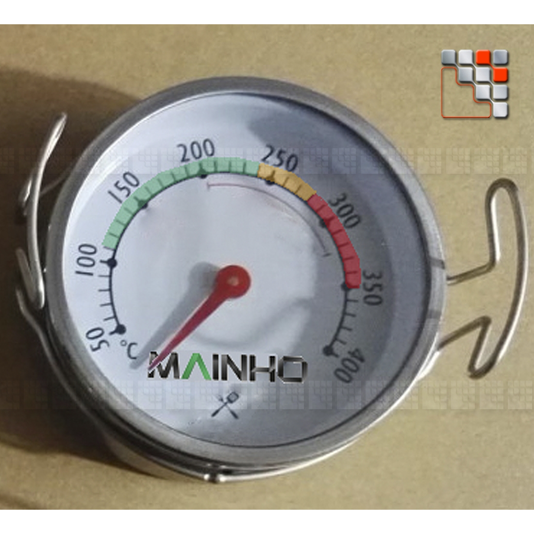 Plancha Thermometer 50-400°C Mainho M36-ST003 Carrement Plancha® MONOLITH Kamado Braseros Barbecue