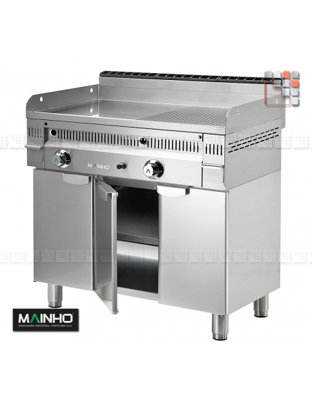 Lowered stainless steel cabinet MFTP-90 MAINHO M36-MFTP90 MAINHO SAV - Accessoires Fry-Top Fullcrom 50 EUROCROM EUROSNACK