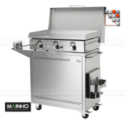 Pack Plancha NC -80TB MAINHO M04-CNE80 NC 80TB MAINHO® Plancha Premium NOVOCROM NOVOSNACK