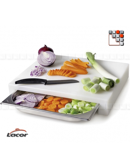 Polyethylene Cutting Board GN 2/3 LACOR D19-60593 LACOR® Kitchen Utensils